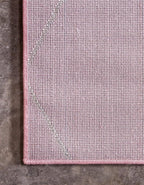 Unique Loom Trellis Frieze Collection Area Rug - Geometric (3' 3" x 5' 3", Light Pink/ Ivory)