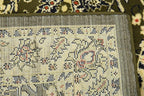 Unique Loom Sialk Hill Collection Area Rug - Washington (2' 7" x 10' Runner Green/Hunter Green)