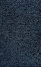 Eyely UES100C-5 Supersoft Haze Solid Low-Pile Indoor Area Rug Casual;Contemporary;Solid;Traditional, Bedroom, Kitchen, Living Room, Easy-Cleaning, Non-Shedding, 5 X 8, Navy