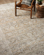 Loloi Amber Lewis Alie Collection ALE-05 Gold/Beige 9'-6'' x 13'-1'', .13'' Pile Height, Area Rug