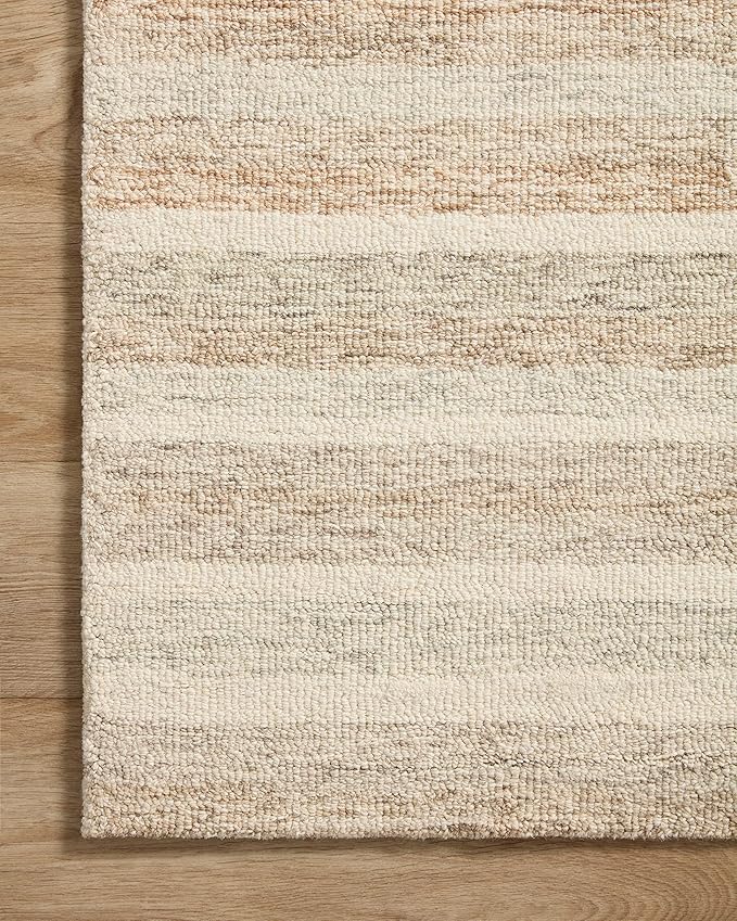 Loloi Chris Loves Julia Chris Collection CHR-03 Ivory/Clay 5'-0'' x 7'-6'', .50" Pile Height, Area Rug