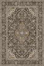 Washable Area Rug 6x9 | Non Slip Area Rug for Living Room, Bedrooms, Dining Room | Ultra-Soft Flannel Carpet Area with Rubber Backing (Dark Sage, 6x9)