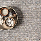 Nuloom Elfriede Handmade, Grey/Ivory, 2'6" x 6', Jute & Cotton, Textured and Earthy, High Traffic, Stain Resistant, Easy Clean, Durable Area Rug for Bedroom, Living Room, Dining, Entryway