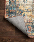 Loloi II Skye Collection SKY-07 Terracotta/Sky 3'-6" x 5'-6" Accent Rug