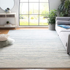 SAFAVIEH Area Rug 12x18 - Adirondack Collection - Large - Slate & Cream, Modern Ombre Design, Non Shedding & Easy to Clean, Ideal for Living Room, Bedroom, Office, Dining Space (ADR113T)