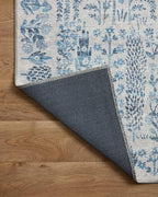 Loloi Rifle Paper Co. Maison Collection MAO-07 Blue 2'-6" x 7'-6", .19" Pile Height, Runner Rug