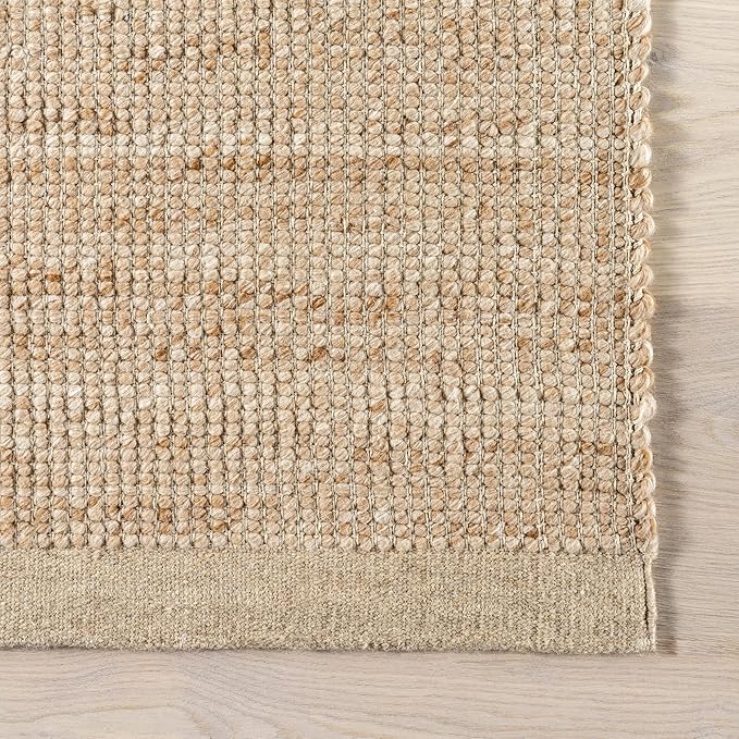 Rugs USA Palisades Marled Beige/Ivory, 6' x 9', Hand Woven, Marled, Tassel, Soft and Cozy, High Traffic, Stain Resistant, Easy Clean, Durable Area Rug for Bedroom, Living Room, Dining, Den, Foyer