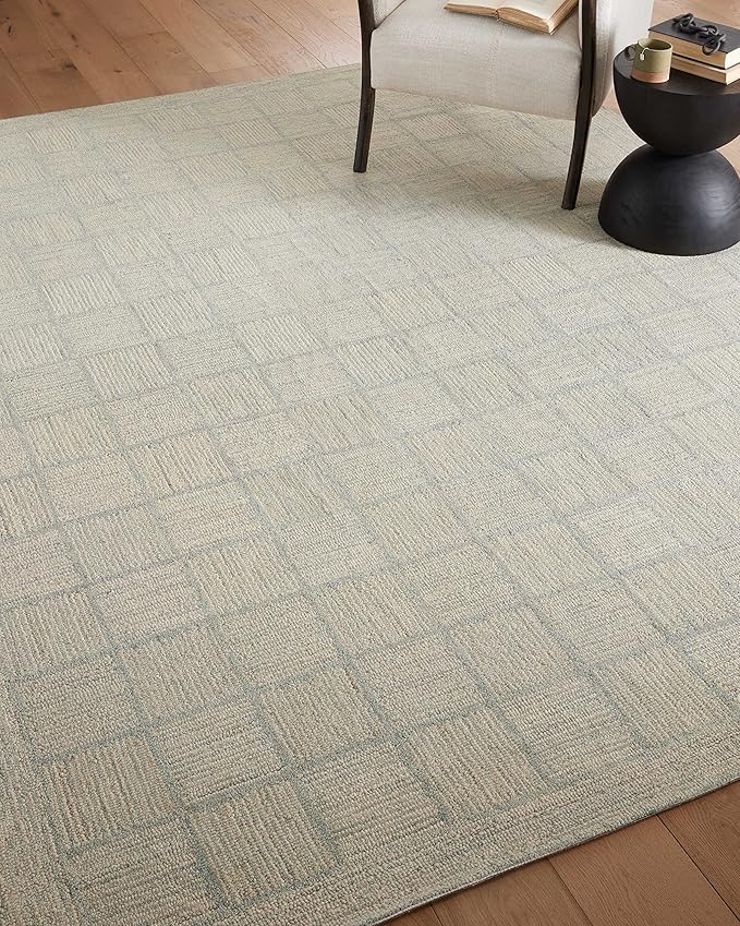 Loloi Chris Loves Julia Francis Collection FRA-03 Silver/Sky 8'-6" x 12' Area Rug
