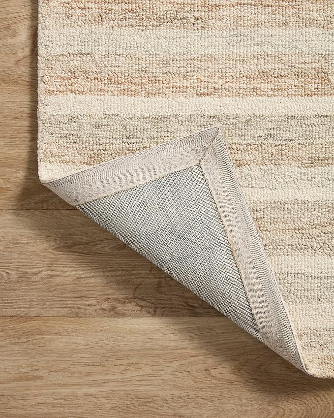 Loloi Chris Loves Julia Chris Collection CHR-03 Ivory/Clay 5'-0'' x 7'-6'', .50" Pile Height, Area Rug