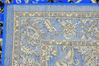 Unique Loom Sialk Hill Collection Area Rug - Washington (2' 7" x 10' Runner Dark Blue/Black)