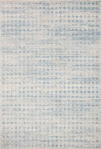 Loloi Kamala Collection KAM-04 Sky/Dove 2'-7" x 8'-0" Runner Rug
