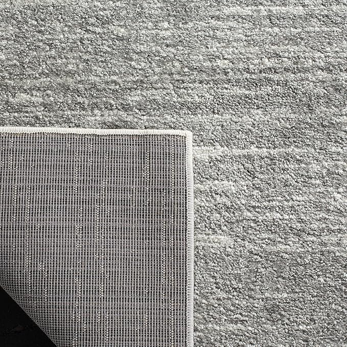 SAFAVIEH Area Rug 8x10 - Adirondack Collection - Large - Ivory & Silver, Modern Ombre Design, Non Shedding & Easy to Clean, Ideal for Living Room, Bedroom, Office, Dining Space (ADR113B)