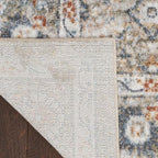 Nourison Home Astra Machine Washable Gold Grey 7'10" x 10' Area Rug - Easy Clean, Non Shedding, Bed Room, Living Room, Dining Room, Kitchen (8' x 10')