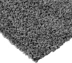 Unique Loom Solid Shag Collection Area Rug (5' 1" Square, Graphite Gray)