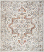 Nourison Home Astra Machine Washable Grey Multicolor 7'10" x 10' Area Rug - Easy Clean, Non Shedding, Bed Room, Living Room, Dining Room, Kitchen (8' x 10')