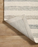Loloi Chris Loves Julia Chris Collection CHR-05 Ivory/Slate 11'-6" x 15', .50" Pile Height, Area Rug
