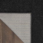 Nourison Home Nourison Essentials Black 8' x 11' Area Rug - Easy Clean, Non Shedding, Bed Room, Living Room, Dining Room, Kitchen (8' x 11')