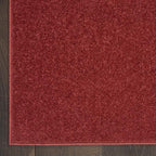 Nourison Home Nourison Essentials Brick Red 8' x 10' Area Rug - Easy Clean, Non Shedding, Bed Room, Living Room, Dining Room, Kitchen (8' x 10')