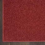 Nourison Home Nourison Essentials Brick Red 6' x 9' Area Rug - Easy Clean, Non Shedding, Bed Room, Living Room, Dining Room, Kitchen (6' x 9')