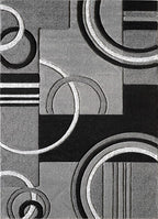 GLORY RUGS Area Rug Modern 5x7 Grey Soft Hand Carved Contemporary Floor Carpet with Premium Fluffy Texture for Indoor Living Dining Room and Bedroom Area