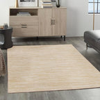 Nourison Home Nourison Essentials Ivory Gold 4' x 6' Area Rug - Easy Clean, Non Shedding, Bed Room, Living Room, Dining Room, Kitchen (4' x 6')