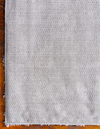 Unique Loom Davos Shag Collection Area Rug - Solid (3' 3" Square, Sterling)
