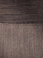 Hand Knotted Loom Wool ECO-Friendly Area Rugs - 6'7''x9'10'', Rectangle Shape, Charcoal Color, Plain Solid Design, High Pile Thick Handmade Anti Skid Area Rugs (L00111)
