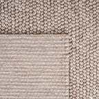 SAFAVIEH Natura Collection Runner Rug - 2'3" x 14', Brown, Handmade Wool Blend, Textured Design, Ideal for Hallway, Bedroom, Foyer (NAT620T)