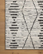 Loloi Kamala Collection KAM-02 Charcoal/Dove 7'-10" x 10' Area Rug
