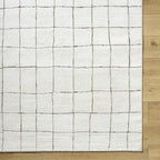 Livabliss x Our PNW Home Cascade Minimalist Area Rug, 6'7" x 9', Ivory