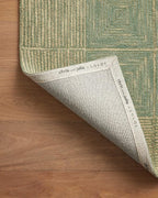 Loloi Chris Loves Julia Francis Collection FRA-02 Green/Natural 2'-6" x 7'-6" Runner Rug