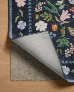 Loloi Rifle Paper Co. Canopy Collection CNP-04 Black 6'-0" x 9'-0" Area Rug