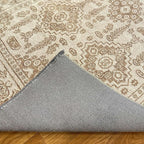 Alfa Rich 5x8 Beige Off White Washable Area Rugs for Living Room Bedroom Kitchen Dining Cotton Rug