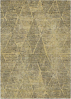 Addison Rugs Chantille ACN591 Gold 5' x 7'6" Indoor Outdoor Area Rug, Easy Clean, Machine Washable, Non Shedding, Bedroom, Living Room, Dining Room, Kitchen, Patio Rug