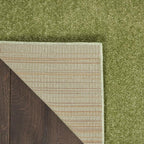 Nourison Home Nourison Essentials Green 7' x Square Area Rug - Easy Clean, Non Shedding, Bed Room, Living Room, Dining Room, Kitchen (7' x Square)