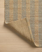 Loloi Chris Loves Julia Judy Collection JUD-04 Natural/Sky 3'-6" x 5'-6" Accent Rug
