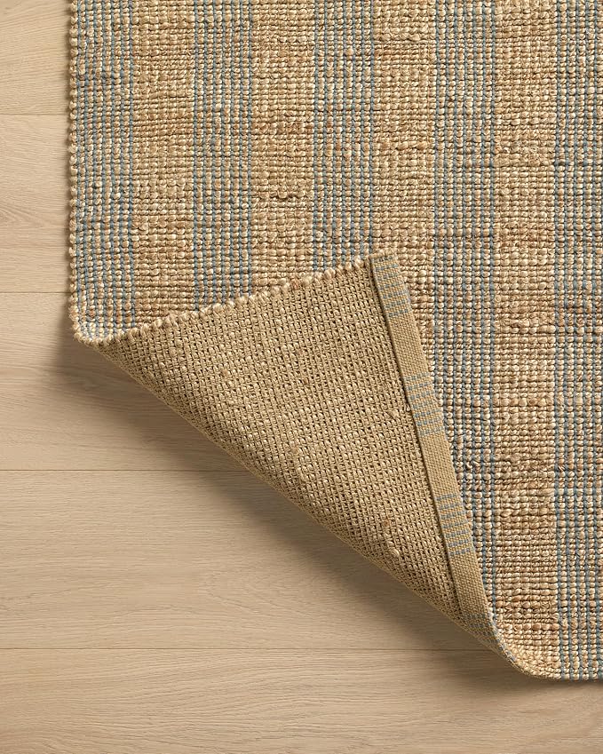 Loloi Chris Loves Julia Judy Collection JUD-04 Natural/Sky 2'-3" x 3'-9" Accent Rug