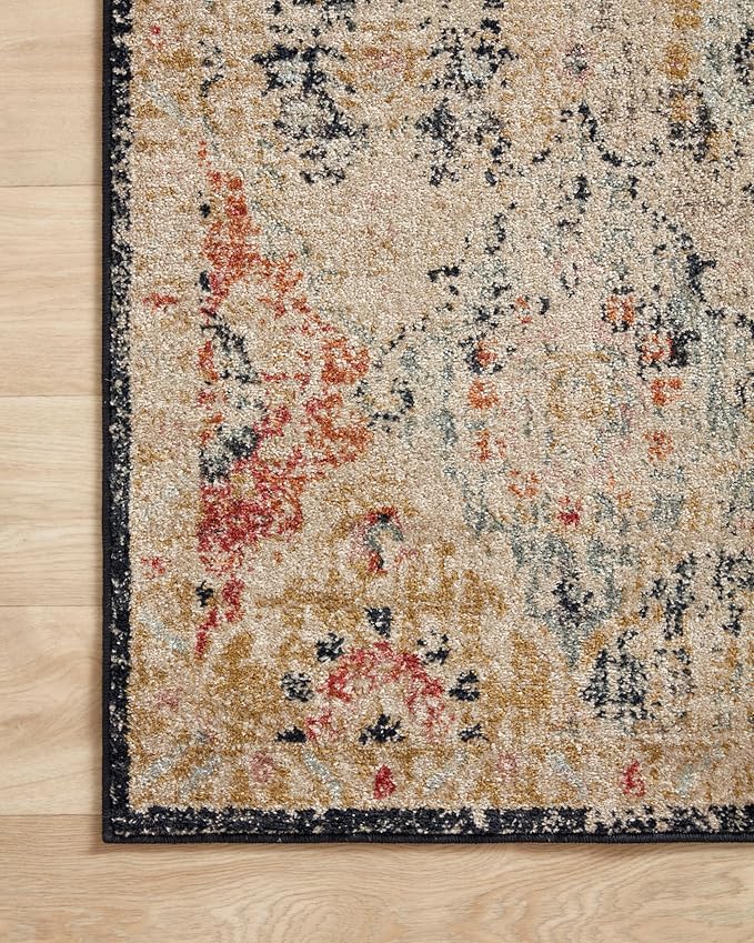 Loloi Jocelyn Collection JOC-07 Khaki/Multi 7'-10" x 10' .38" Thick Area Rug