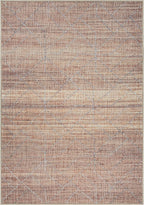 GLN Rugs Contemporary Collection - Machine Washable Area Rug, Contemporary Washable, Non Slip, Low Pile Chenille Rug, Living Room, Bedroom, Kitchen Rug (4' x 6' Terra/Brown)