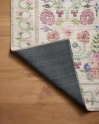 Loloi Rifle Paper Co. Rosa Collection RSA-01 Ivory 2'-6" x 9'-6" Runner Rug
