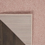Nourison Home Nourison Essentials Pink 2'2" x 12' Area Rug - Easy Clean, Non Shedding, Bed Room, Living Room, Dining Room, Kitchen (12' Runner)
