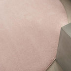 Nourison Home Nourison Essentials Pink 6' x Round Area Rug - Easy Clean, Non Shedding, Bed Room, Living Room, Dining Room, Kitchen (6' x Round)