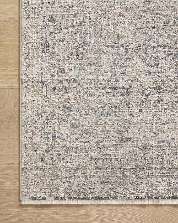 Loloi Amber Lewis Alie Collection ALE-01 Stone/Mist 7'-10'' x 10', .13'' Pile Height, Area Rug
