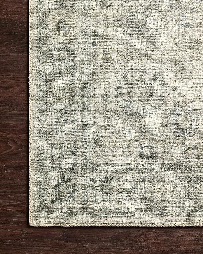 Loloi II Skye Collection SKY-14 Natural/Sage 2'-6" x 7'-6" Runner Rug