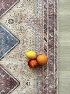 Fame Living Washable Area Rug. Modern Farmhouse. Vintage. Turkish. Bohemian. Distressed. Oriental. Traditional. Rugs for Living Room. Dining. Bedroom. Office. Entryway. Foyer. (863TT, 2'5" x 13')