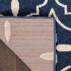 Nourison Home Nourison Essentials Navy Ivory 6' x 9' Area Rug - Easy Clean, Non Shedding, Bed Room, Living Room, Dining Room, Kitchen (6' x 9')