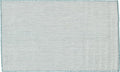 Nourison Home Courtyard Ivory Aqua 3' x 5' Area Rug - Easy Clean, Non Shedding, Bed Room, Living Room, Dining Room, Kitchen (3' x 5')