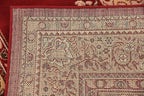 Unique Loom Reza Collection Traditional Persian Style Area Rug, 6 x 9 ft, Burgundy/Ivory