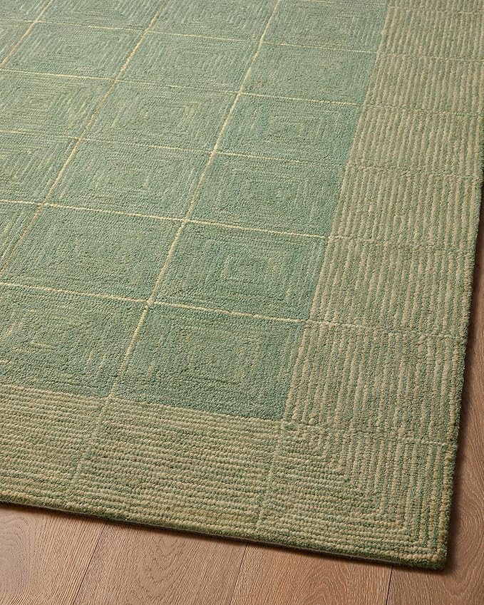 Loloi Chris Loves Julia Francis Collection FRA-02 Green/Natural 3'-6" x 5'-6" Accent Rug