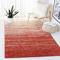 SAFAVIEH Adirondack Collection Accent Rug - 4'5" x 6'5", Orange & Grey, Modern Ombre Design, Non Shedding & Easy to Clean, Ideal for Living Room, Bedroom, Office, Dining Space (ADR113P)